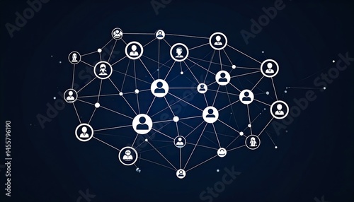 Abstract Connection Network Representing Social Media and Data Structure