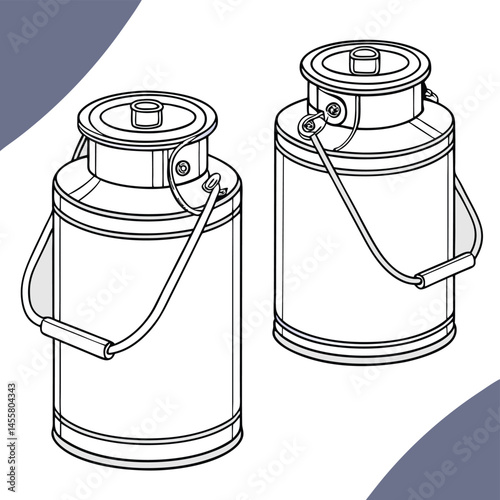 illustration of a jar of milk