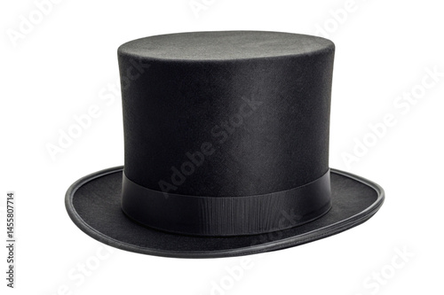 top hat isolated on white photo