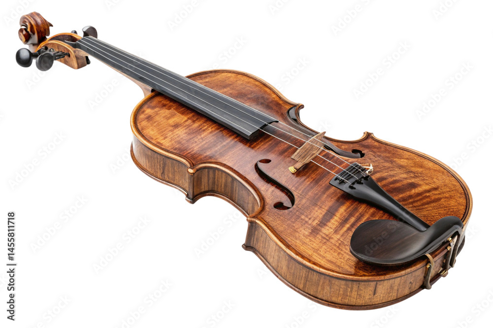 Fototapeta premium violin isolated on white background