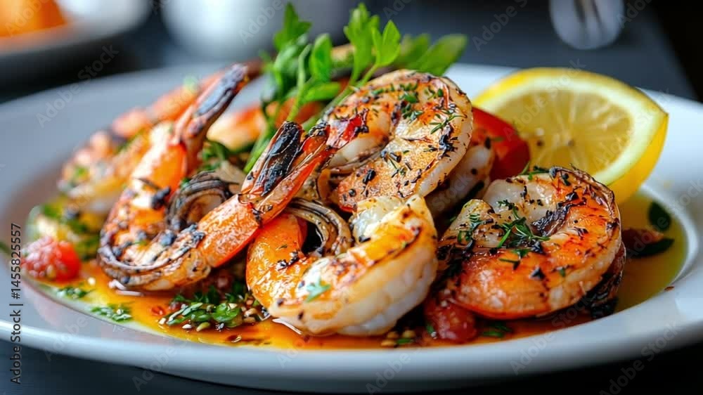 Delicious Grilled Shrimp with Lemon and Herbs Delicious Grilled Shrimp with Lemon and Herbs