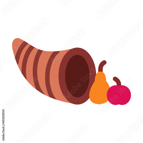 Cornucopia Vector Design Icon Style