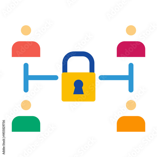 Secure connection Vector Design Icon Style
