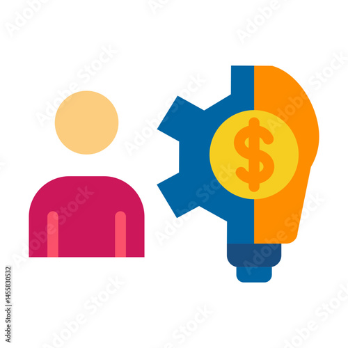 Entrepreneurship Vector Design Icon Style