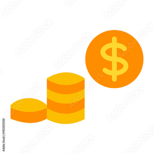 Revenue Vector Design Icon Style