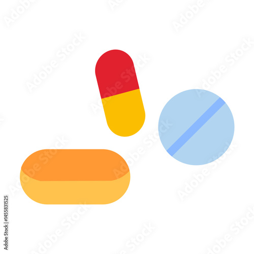Pills Vector Design Icon Style