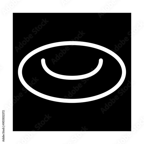 Petri Dish Glyph icons
