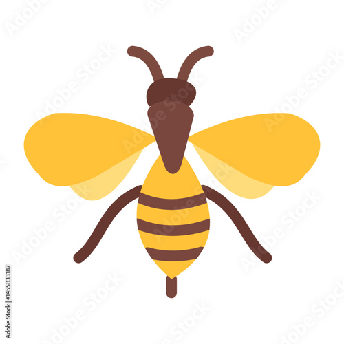 Bee Vector Design Icon Style