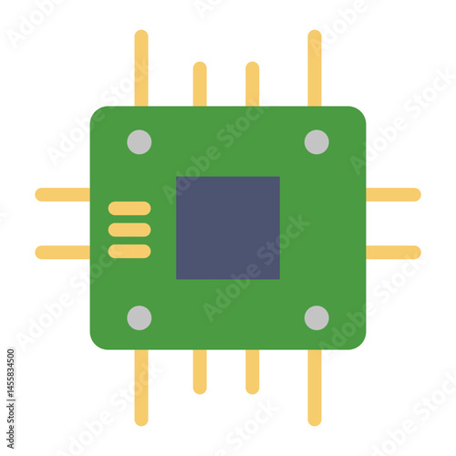 Motherboard Vector Design Icon Style