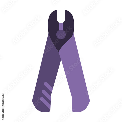 Nail Clippers Vector Design Icon Style