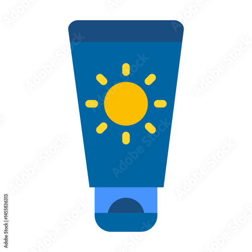 Sunscreen Vector Design Icon Style