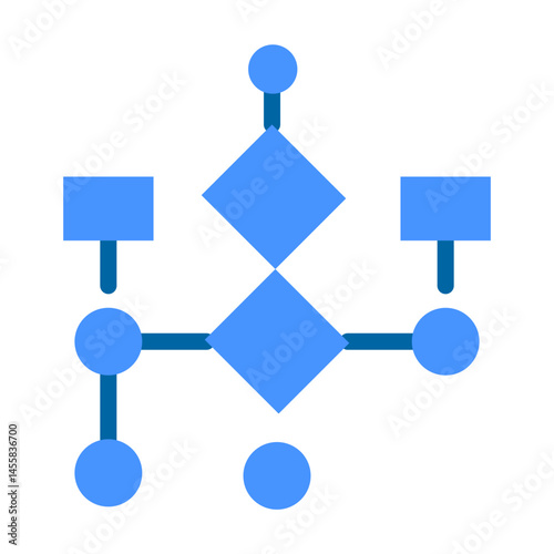 Algorithm Vector Design Icon Style