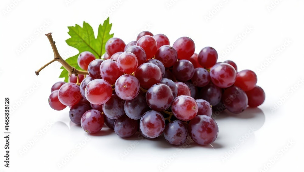 Fresh Purple Grapes Cluster Fresh Purple Grapes Cluster