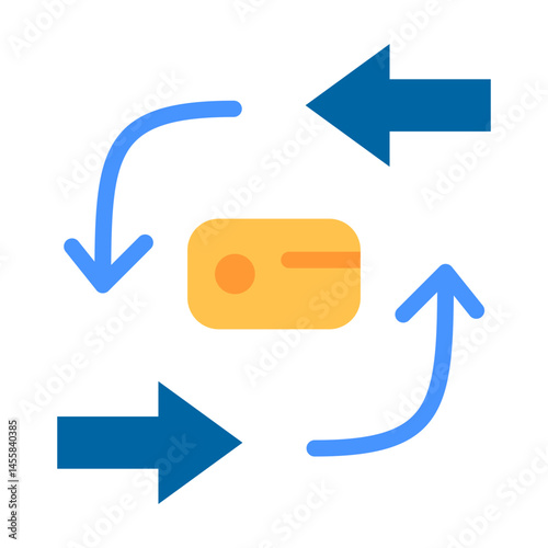 Transfer Vector Design Icon Style