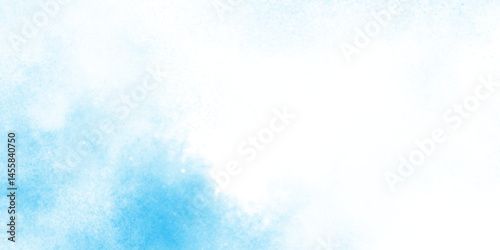  blue watercolor abstract sky blue background, soft cloudy watercolor abstract painting background, gradient light sky blue shades grunge cloudy watercolor background on white paper texture.