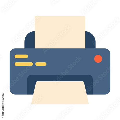 Printer Vector Design Icon Style
