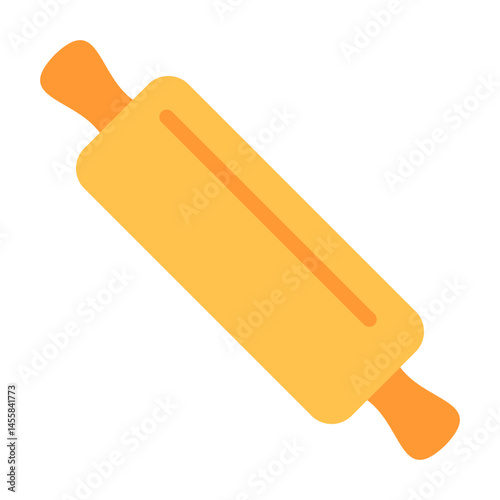 Rolling Pin Vector Design Icon Style