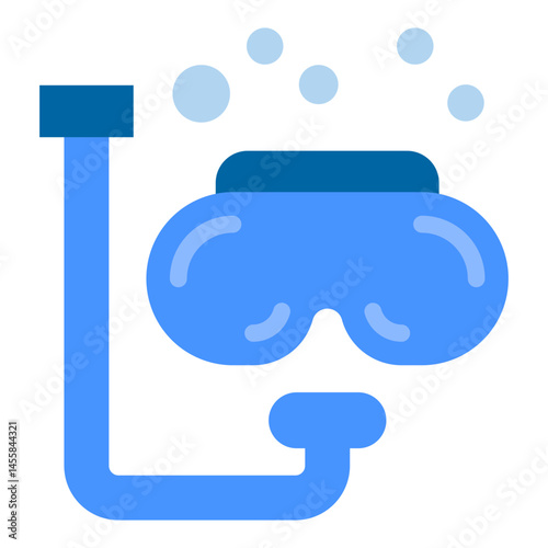 Diving Mask Vector Design Icon Style