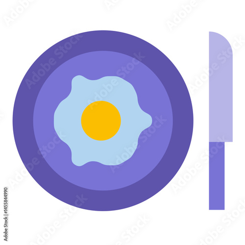 Break Fast Vector Design Icon Style