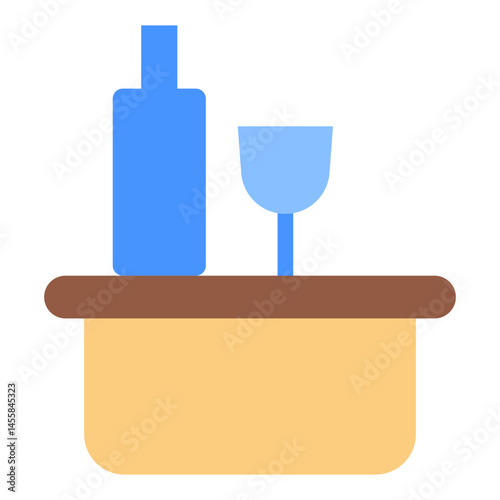 Minibar Vector Design Icon Style