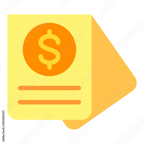 Bill Vector Design Icon Style