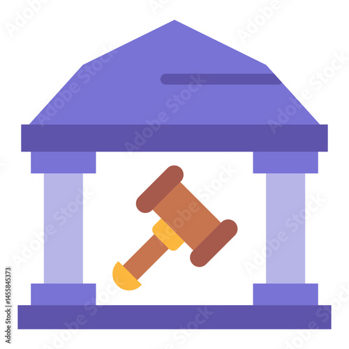 Court Vector Design Icon Style