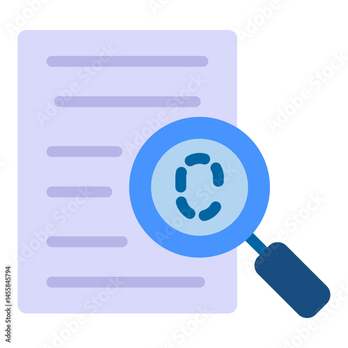 Evidence Vector Design Icon Style