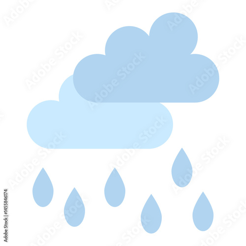 Rainy Vector Design Icon Style