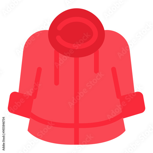 Winter Coat Vector Design Icon Style