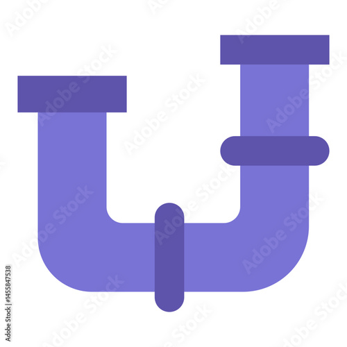Pipe Vector Design Icon Style