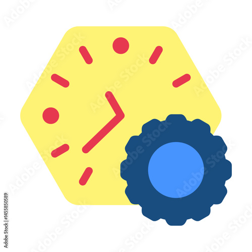 Time Management Vector Design Icon Style