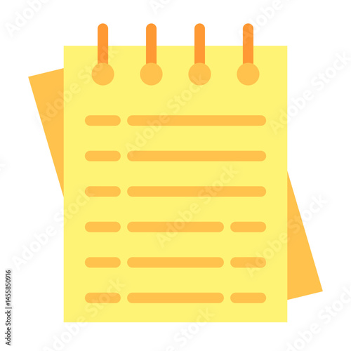 Notepad Vector Design Icon Style