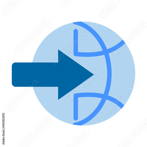 Redirect Vector Design Icon Style