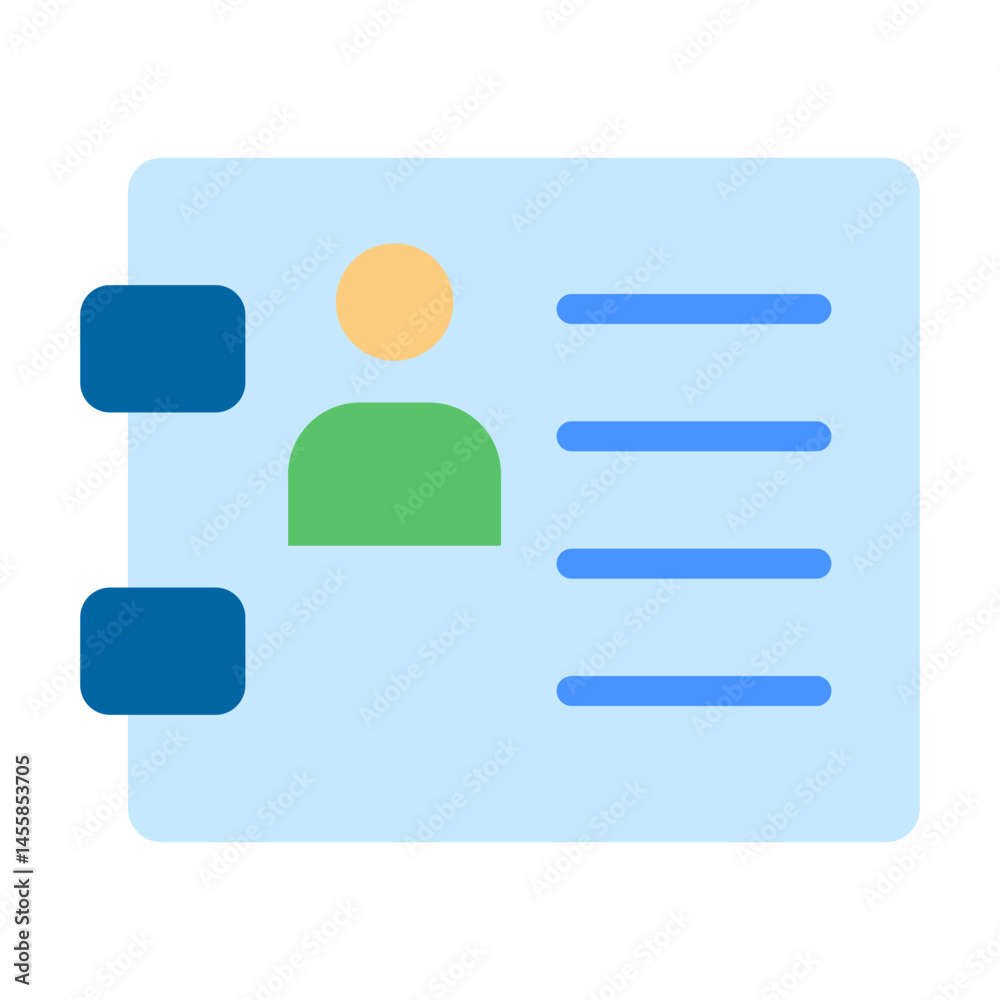 Contact Form Vector Design Icon Style Contact Form Vector Design Icon Style