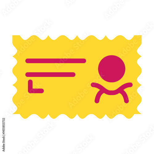 Post Stamp Vector Design Icon Style