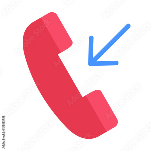 Incoming Call Vector Design Icon Style