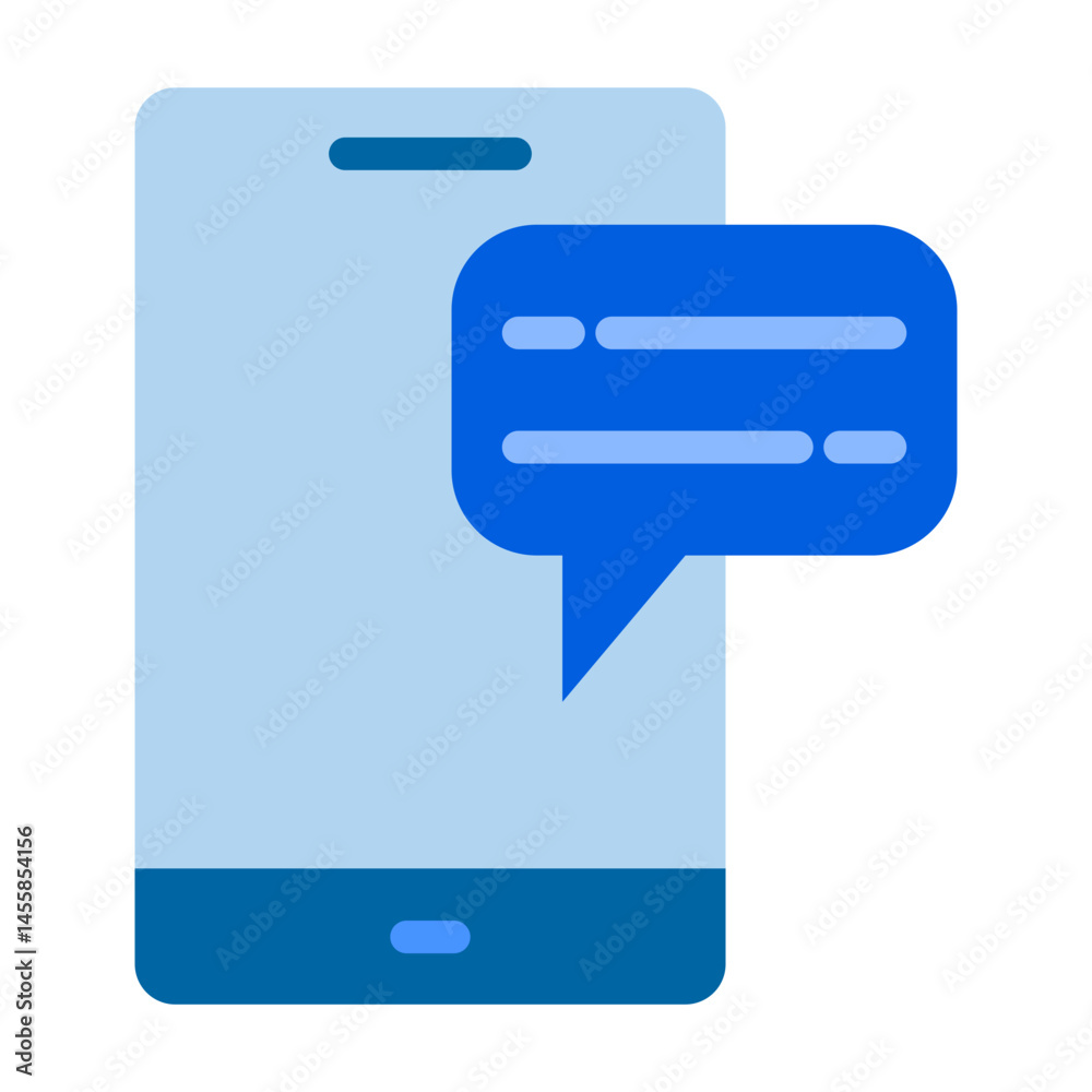 Mobile Message Vector Design Icon Style Mobile Message Vector Design Icon Style