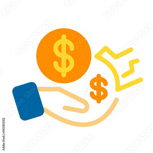 Bankruptcy Vector Design Icon Style