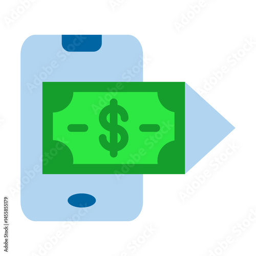 Money Transfer Vector Design Icon Style