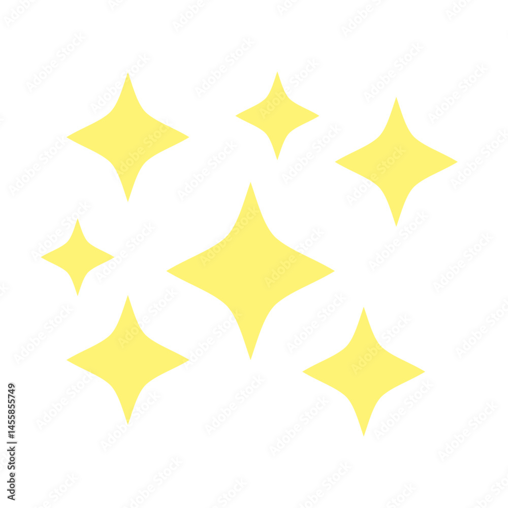 Obraz premium Sparkles Vector Design Icon Style
