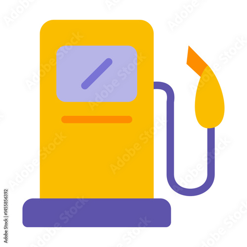 Petrol Station Vector Design Icon Style