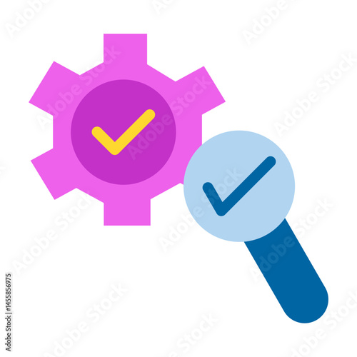 Evaluation Vector Design Icon Style