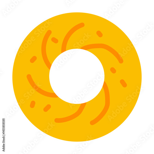 Bagel Vector Design Icon Style