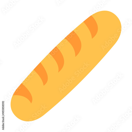 Baguette Vector Design Icon Style