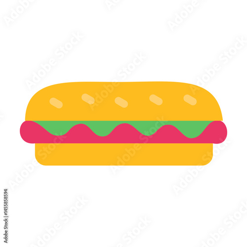 Sandwich Vector Design Icon Style