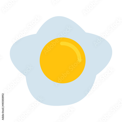 Fried Egg Vector Design Icon Style