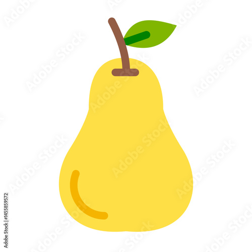 Pear Vector Design Icon Style