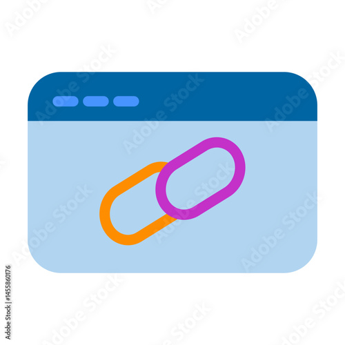 URL Vector Design Icon Style