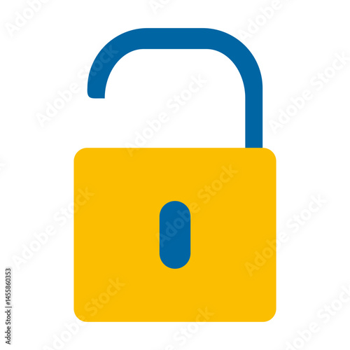 Unlock Vector Design Icon Style