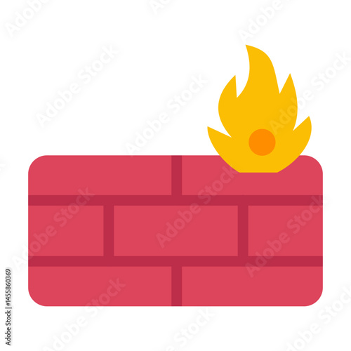Firewall Vector Design Icon Style